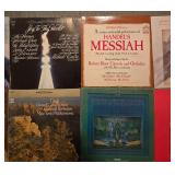 Collection of Vintage Vinyl Records Featuring Various Artists