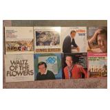 Collection of Vintage Vinyl Records Featuring Various Artists