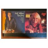 Collection of Vintage Vinyl Records Featuring Various Artists