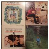 Collection of Vintage Vinyl Records Featuring Doug Oldham, Kenny Rogers, and More