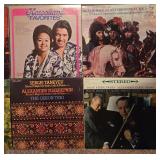 Collection of Vintage Vinyl Records Featuring Doug Oldham, Kenny Rogers, and More