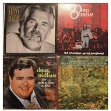 Collection of Vintage Vinyl Records Featuring Doug Oldham, Kenny Rogers, and More