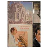 Collection of Vintage Vinyl Records Featuring Doug Oldham, Kenny Rogers, and More