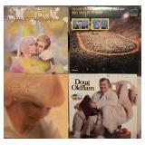 Collection of Vintage Vinyl Records Including Barbra Streisand and Andy Williams