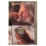 Collection of Vintage Vinyl Records Including Barbra Streisand and Andy Williams