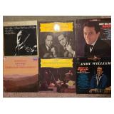 Collection of Vinyl Records featuring Various Artists and Genres