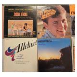 Collection of Vintage Vinyl Records Featuring Various Artists