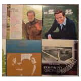 Collection of Vintage Vinyl Records Featuring Various Artists