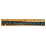 Rustic Inspirational Wood Sign with Words of Positivity