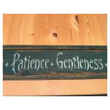 Rustic Inspirational Wood Sign with Words of Positivity