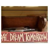 Decorative Shelf with Assorted Kitchen Items