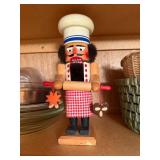 Mixed Lot of Nutcracker Figures, Kitchen Glassware, and Small Appliances