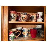 Collection of Assorted Ceramic Coffee Mugs