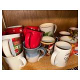 Assorted Collection of Mugs, Bowls, and Plates