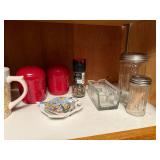 Assorted Kitchenware Collection Including Mugs, Bowls, and Bakeware