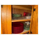 Collection of Decorative Dishware Including Plates and Bowls