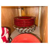 Eclectic Collection of Seasonal & Decorative and Solid-Colored Mixing Bowls, Plates, and Dishes