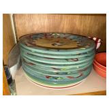Eclectic Collection of Seasonal & Decorative and Solid-Colored Mixing Bowls, Plates, and Dishes