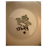 Collection of Fine Bone China Cups and Crystal Stemware