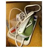 Collection of Kitchenware including Mixing Bowls, Electric Knife, and Storage Containers