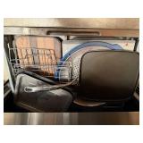 Assorted Kitchenware Collection Including Drip Pans and Cooling Racks