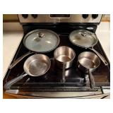 Bialetti Stainless Steel Cookware Set with Lids