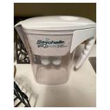 Assorted Kitchenware Set with Glass Bowl, Spoon Rest, and Water Pitcher