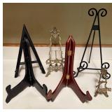 Collection of Decorative Display/Plate Stands