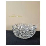 Collection of Crystal and Glass Decor including Bowl, Paperweight, and Figurines