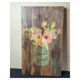 P. Graham Dunn Wooden Wall Art Plaque 