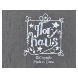 Glory Haus Inspirational Wall Art with Biblical Quote