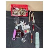 Eclectic Collection of Miscellaneous Items in Baskets