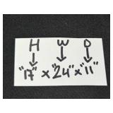 Rustic Wooden Bench with Red Legs