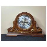 Lot of 2 Decorative Clocks: DECOZ Mantel Clock and Butterfly Wall Clock - both untested
