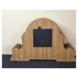 Lot of 2 Decorative Clocks: DECOZ Mantel Clock and Butterfly Wall Clock - both untested