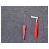 Lot of 2 Decorative Clocks: DECOZ Mantel Clock and Butterfly Wall Clock - both untested