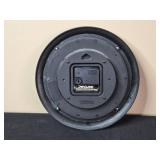 Lot of 2 Decorative Clocks: DECOZ Mantel Clock and Butterfly Wall Clock - both untested