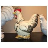 Set of Chicken Decor Sculptures