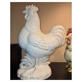 Set of Chicken Decor Sculptures