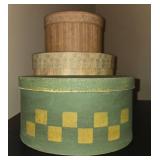 Rustic Decorative Set with Stars and Patterned Boxes