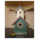 Unique Birdhouse Table Lamp with Country Design