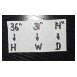 Black Wooden Bookshelf