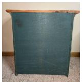 Rustic Wooden Cabinet with Single Door and Shelf