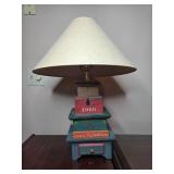Unique Table Lamp with Vintage Style Base and 