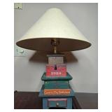 Unique Table Lamp with Vintage Style Base and 