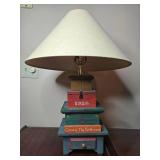 Unique Table Lamp with Vintage Style Base and 