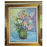 Floral Still Life Painting by Frank Reinhardt