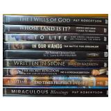 Collection of Religious and Documentary DVDs Featuring Various Themes