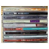 Collection of Music CDs Featuring Various Artists and Genres