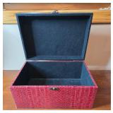 Set of 3 Decorative Nested Storage Boxes with Star Accents